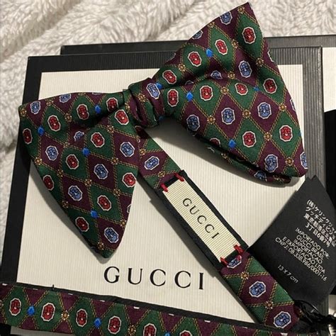 vintage gucci bow tie|gucci bow tie for men.